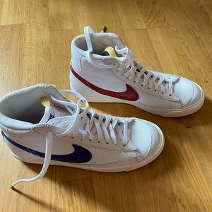 Nike Blazer Mid Red & Blue (size 8.5)